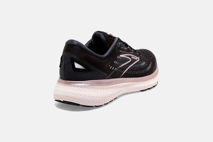 Brooks Glycerin 19 Road Loopschoenen Dames - Zwart/Roze - 251369YIV